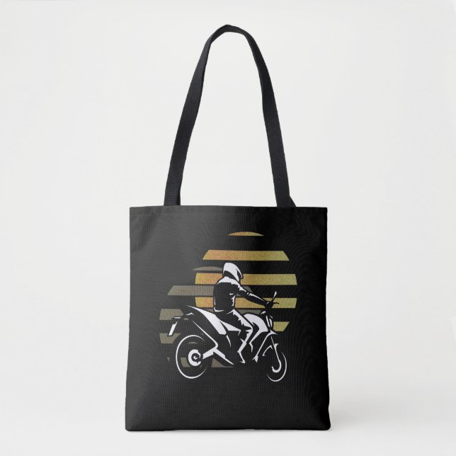 Bolso De Tela Motociclista (Anverso)