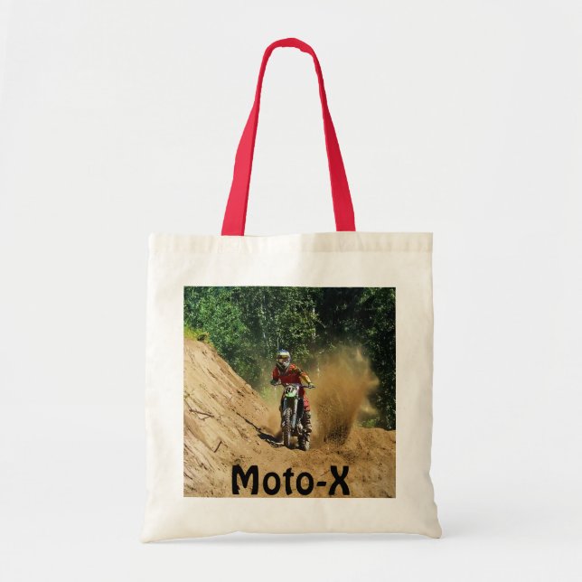 Bolso De Tela Motocross Dirt Bike Champion Race (Frente)