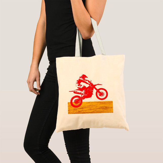 Bolso De Tela Motocross Rider Tote Bag (Subido por el creador)