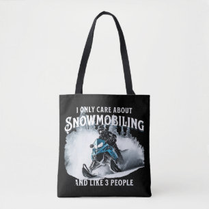 Bolso De Tela Motonieve divertido Motonieve