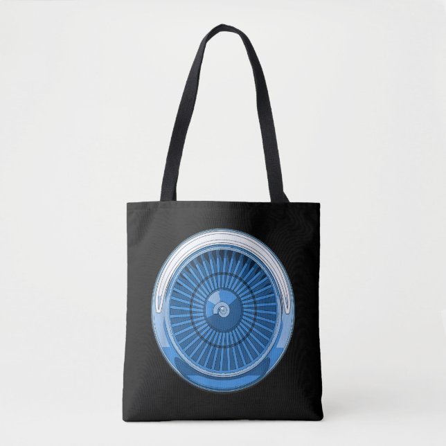 Bolso De Tela Motor a Chorro (Anverso)