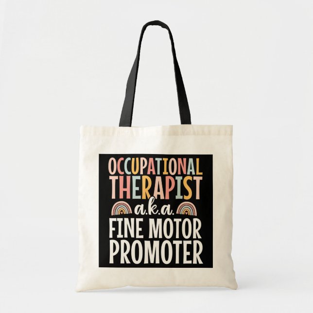 Bolso De Tela Motor de Fina Terapéutica Ocupacional (Frente)