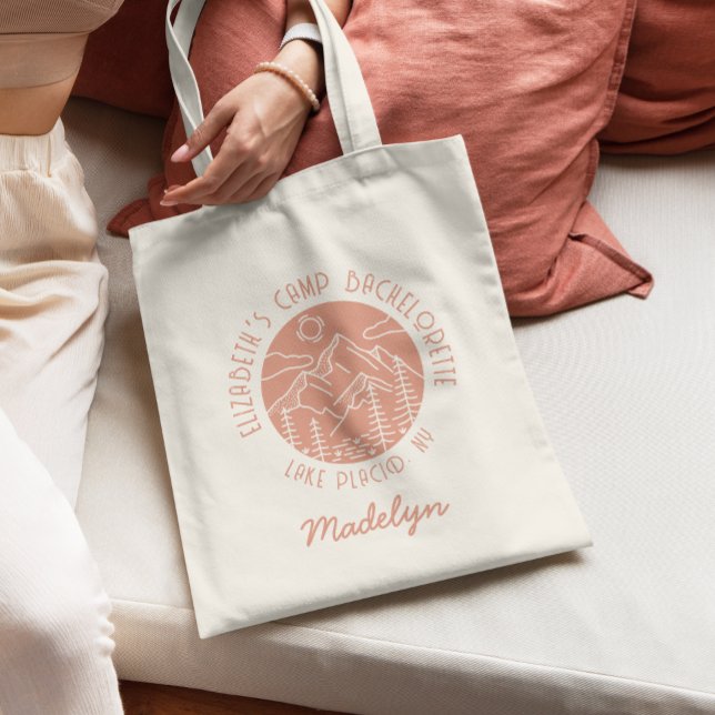 Bolso De Tela Mountain Bachelorette Camp Bachelorette Glamour (Subido por el creador)