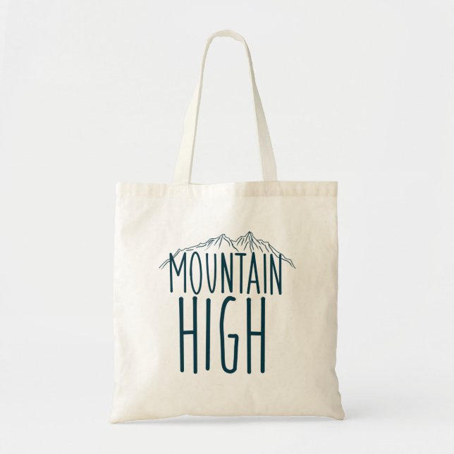 Bolso De Tela Mountain High (Frente)