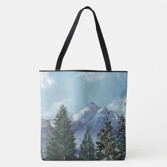 Bolso De Tela Mountain Vacation Tote Bag (Anverso)
