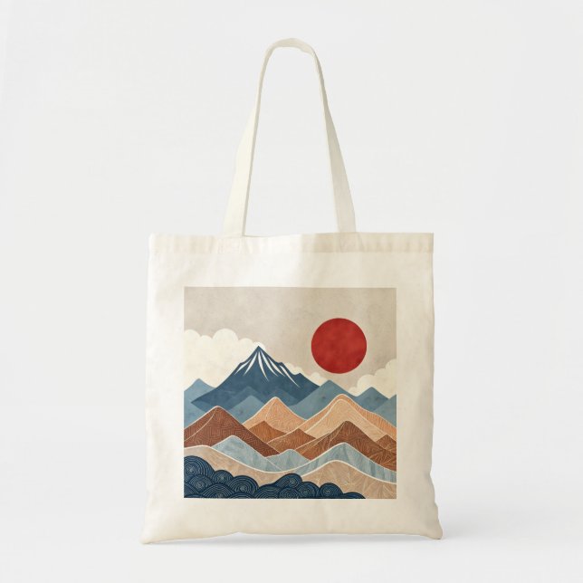 Bolso De Tela Mountains Sunset Beauty (Frente)