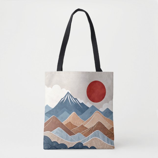 Bolso De Tela Mountains Sunset Beauty (Anverso)