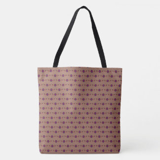 Bolso De Tela Mousse de mocha floral