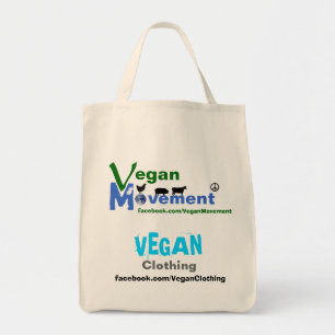 Bolso De Tela Movimiento del vegano/ropa del vegano