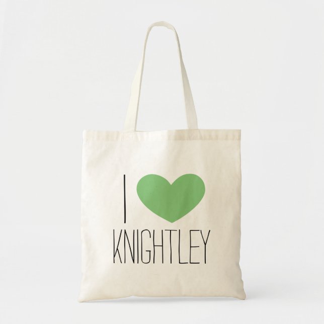 Bolso De Tela Mr. Knightley Natural Canvas Tote (Frente)