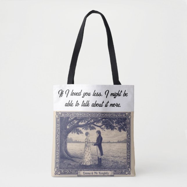 Bolso De Tela Mr. Knightley's declaration (Anverso)