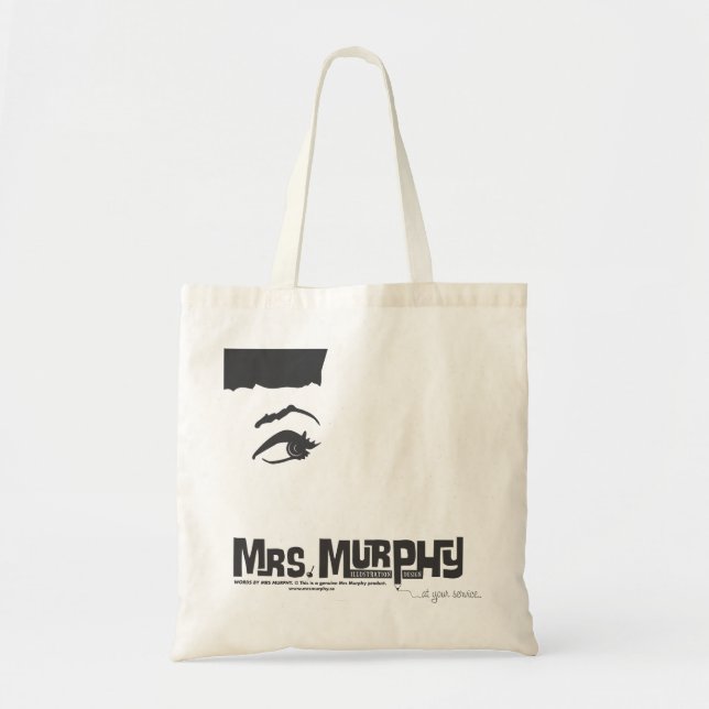 Bolso De Tela Mrs Murphy (Frente)