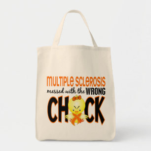 Bolso De Tela Ms de la esclerosis múltiple ensuciado con el