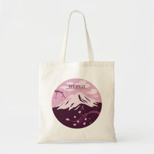 Bolso De Tela Mt. Fuji (rosa)