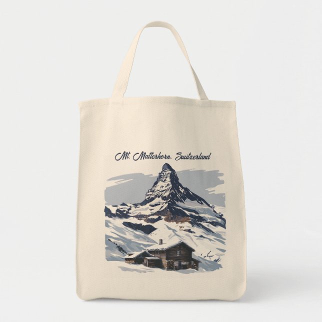 Bolso De Tela Mt. Matterhorn, Suiza: Destinos icónicos (Frente)