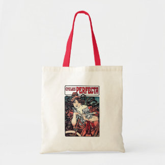 Bolso De Tela Mucha completa un ciclo el vestido rojo de la