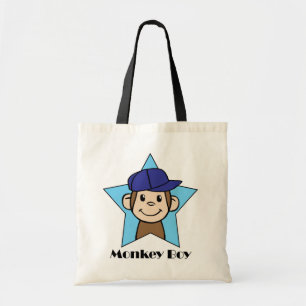 Bolso De Tela Muchacho del mono