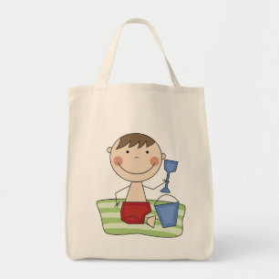 Bolso De Tela Muchacho del palillo en las camisetas y los