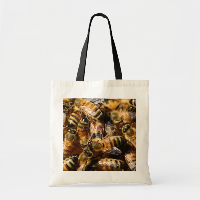 Bolso De Tela Muchas abejas melíferas (Frente)