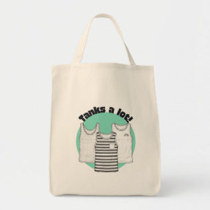 Bolso De Tela ¡Muchas gracias! divertida camiseta sin mangas bol