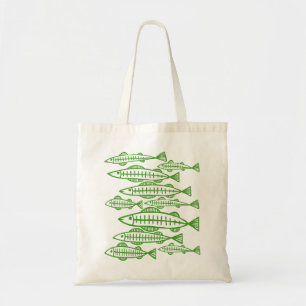 Bolso De Tela Mucho pescado - Aguacate Verde