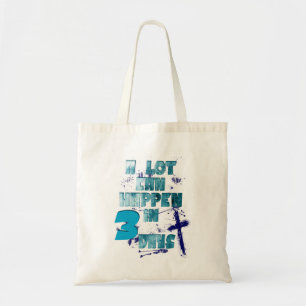 Bolso De Tela Mucho puede pasar en 3 días, cita cristiana
