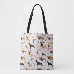 Bolso De Tela Muchos Perros Llevan
