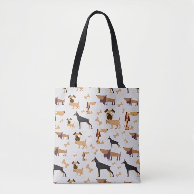 Bolso De Tela Muchos Perros Llevan (Anverso)