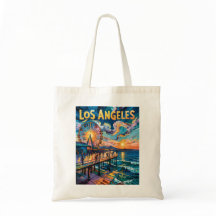 Muelle Retro Santa Mónica Los Ángeles Arte Van Gog