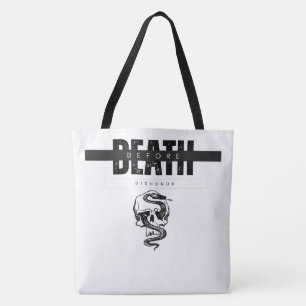 Bolso De Tela Muerte antes del Tote deshonor