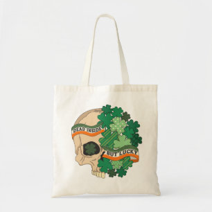 Bolso De Tela Muerto dentro pero afortunado - Calavera de azúcar