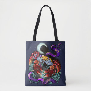 Bolso De Tela Muestra del zodiaco del cáncer