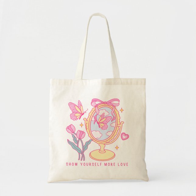 Bolso De Tela Muéstrate más amor (Frente)