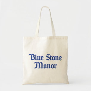 Bolso De Tela Mug y camiseta manor de piedra azul