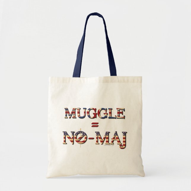 BOLSO DE TELA MUGGLE™ = NO-MAJ™ (Frente)