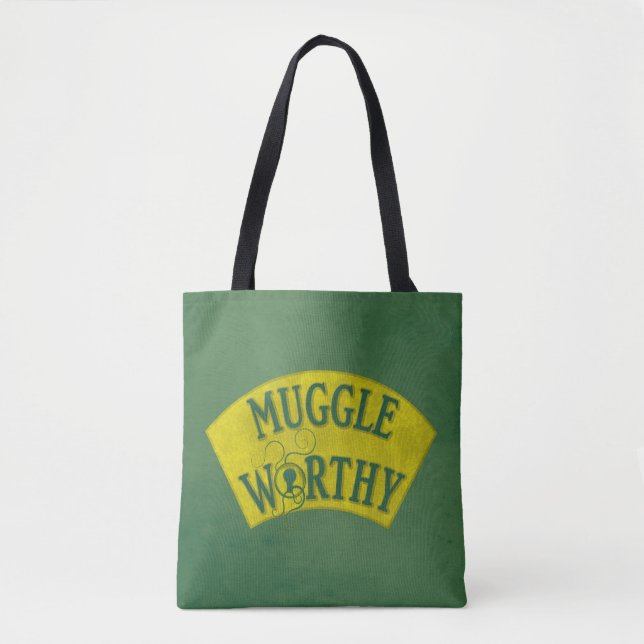 BOLSO DE TELA MUGGLE WORTHY™ (Anverso)