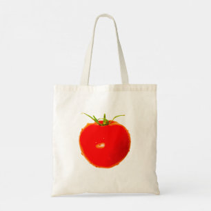 Bolso De Tela Mugre de tomate rojo colorido de tomates de frutas