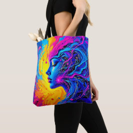 Bolso De Tela Mujer abstracta adorable