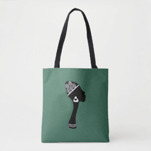 Bolso De Tela Mujer abstracta afroamericana moderna arte