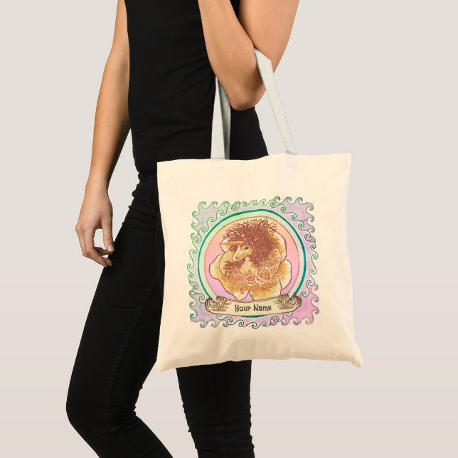 Bolso De Tela Mujer amarilla Unicorn (Anverso (producto))