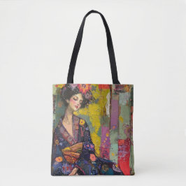 Bolso De Tela Mujer bendita en Kimono