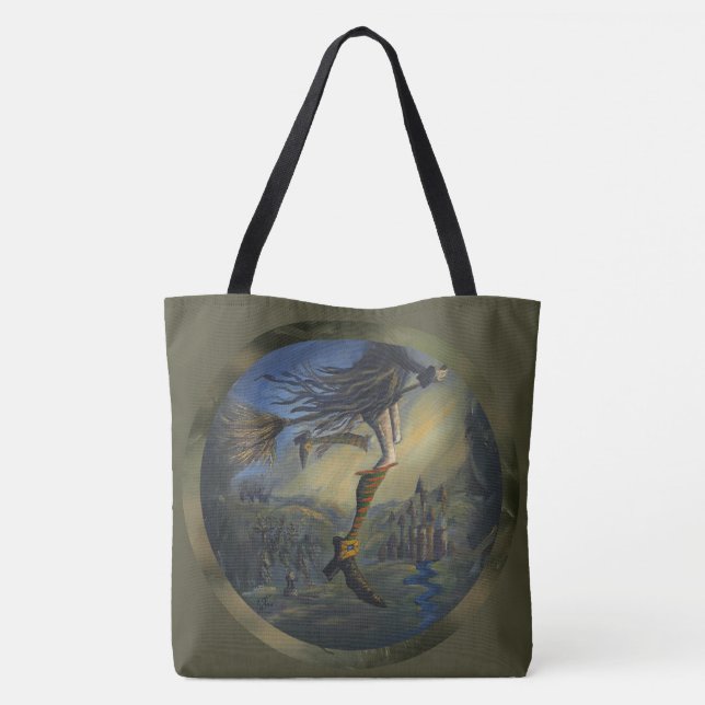 Bolso De Tela Mujer bruja (Reverso)