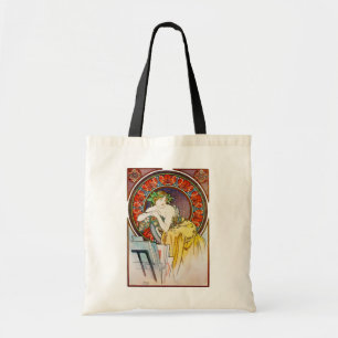 Bolso De Tela Mujer con amapola, Mucha