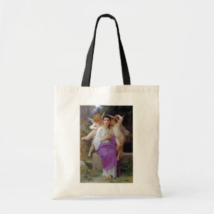 Bolso De Tela Mujer con Cupido, Bouguereau