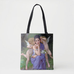 Bolso De Tela Mujer con Cupido, Bouguereau