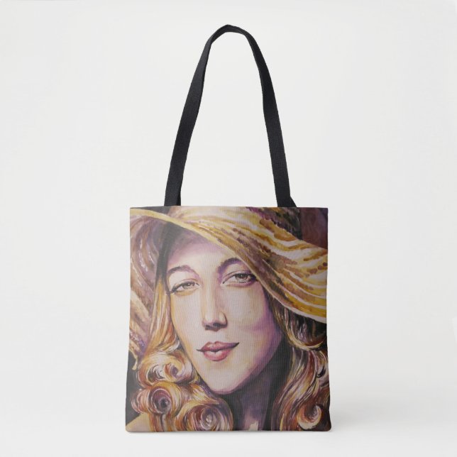 Bolso De Tela Mujer con el gorra (Anverso)