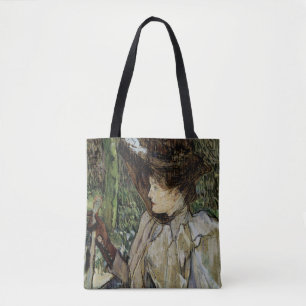 Bolso De Tela Mujer con guantes de Toulouse-Lautrec