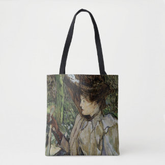 Bolso De Tela Mujer con guantes de Toulouse-Lautrec
