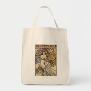 Bolso De Tela Mujer con las plumas - poster ferroviario del