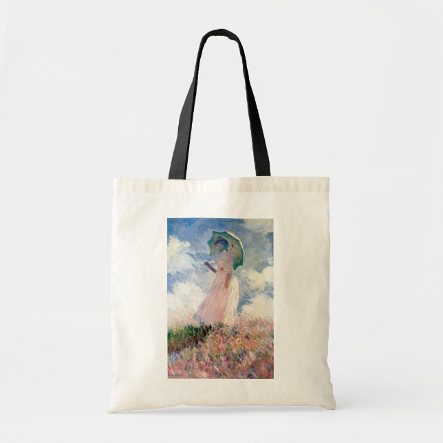 Bolso De Tela Mujer con Parasol, Claude Monet, 1886 (Frente)